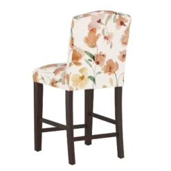 Alex Camel Back Counter Height Barstool With Botanical Print - Skyline Furniture -Baxton Studio Sale Shop GUEST dd00f3ee b012 4ba0 814e 28b30668cbb9