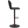 Nanterre Upholstered Bar Chair Vintage Black - ZM Home