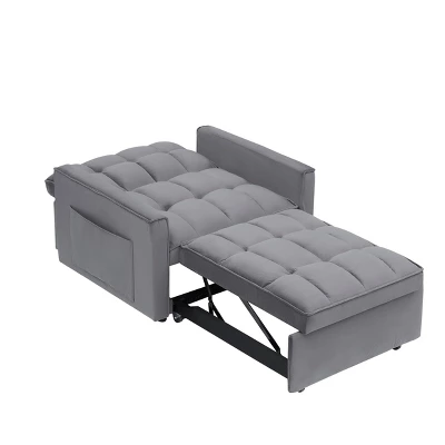 Sofa Bed Chair 3 In 1 Convertible, Recliner, Single Recliner, Suitable For Small Spaces With Adjustable Back 6 Sofa Bed Chair 3 In 1 Convertible, Recliner, Single Recliner, Suitable For Small Spaces With Adjustable Back - Image 6