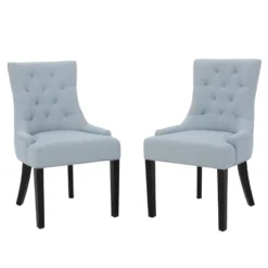 Set Of 2 Hayden Tufted Dining Chairs - Christopher Knight Home -Baxton Studio Sale Shop GUEST e069d58e bd12 44dc 8194 9ffe1fc876c1