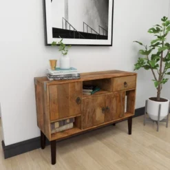 Modern Mango Wood Buffet Brown - Olivia & May -Baxton Studio Sale Shop GUEST e0d5bc48 92c4 433d ac47 11a0c4989b2b