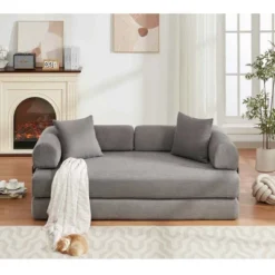 DIY Modular Convertible Sleeper Sofa Bed, 4-in-1 Foldable Sofa With Moveable Arms, Soft Foam Support Sofa With Corduroy Cushion-Coolbibila 16 DIY Modular Convertible Sleeper Sofa Bed, 4-in-1 Foldable Sofa With Moveable Arms, Soft Foam Support Sofa With Corduroy Cushion-Coolbibila -Baxton Studio Sale Shop GUEST e1a765f9 4067 40c3 9955 a3cf40daa963