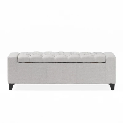 Hikaru Storage Ottoman - Christopher Knight Home 1 Hikaru Storage Ottoman - Christopher Knight Home