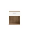 1 Drawer Nightstand In White - Tvilum