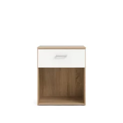 1 Drawer Nightstand In White - Tvilum
