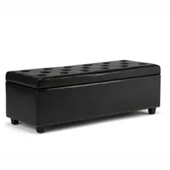 48" Springfield Storage Ottoman - Wyndenhall -Baxton Studio Sale Shop GUEST e3453116 db10 4e0f 8eec 75cac78f0bb2