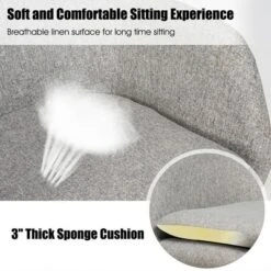 Costway Set Of 2 Accent Rocking Chair Upholstered Rocking Arm Chair W/ Cushion -Baxton Studio Sale Shop GUEST e36e168c b8c3 4f1c 9760 ae1db156f9d1