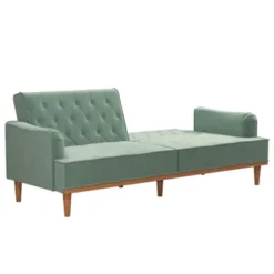 Stella Vintage Convertible Sofa Bed Futon - Mr. Kate -Baxton Studio Sale Shop GUEST e3a2f845 b2c8 490c 8ec2 3916eb6d1806