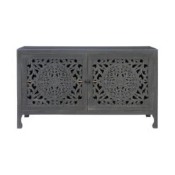 Heady 2 Door Carved Cabinet - Powell Company -Baxton Studio Sale Shop GUEST e418c8ea 26c7 4bc6 a142 dc148b202dd2