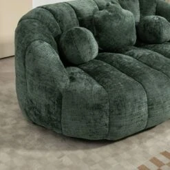 NicBex Couches For Living Room Modern Bean Bag Sofa Chenille Upholstered Comfort Lounger High Back Couch For Apartment -Baxton Studio Sale Shop GUEST e46b2a40 003d 4a67 9532 013a3e8863df