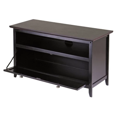 Zuri TV Stand For TVs Up To 42" Espresso - Winsome 1 Zuri TV Stand For TVs Up To 42" Espresso - Winsome