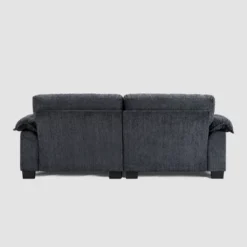 91.5"Chenille Deep Seat Sofa Couch With 2 Throw Pillows-Morden Fort -Baxton Studio Sale Shop GUEST e63bcb2d 6c8d 4b0c bcdc c86964662eac