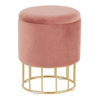 Canary Contemporary Glam Ottoman - LumiSource 8 Canary Contemporary Glam Ottoman - LumiSource - Image 8