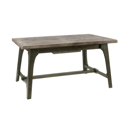 Oliver Extendable Dining Table Gray 3 Oliver Extendable Dining Table Gray - Image 3