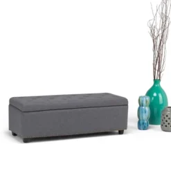 48" Springfield Storage Ottoman - Wyndenhall -Baxton Studio Sale Shop GUEST e6ecdbe2 2f3c 4618 a8ac b3eae485c4f8