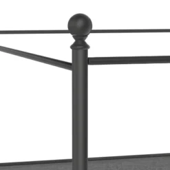 Mcarthur Metal And Upholstered Canopy Bed Matte Black/Gray Fabric - Hillsdale Furniture -Baxton Studio Sale Shop GUEST e731c58a 89a0 4816 a448 ad611e8ef22b