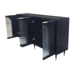 Modern Accent Storage Cabinet With 4 Doors, Wooden Sideboard Buffet Cabinet, Entertainment Center Media Console Table For Kitchen Living Room Entryway 9 Modern Accent Storage Cabinet With 4 Doors, Wooden Sideboard Buffet Cabinet, Entertainment Center Media Console Table For Kitchen Living Room Entryway -Baxton Studio Sale Shop GUEST e738c105 4693 4665 bc51 42c7dcd0f5b8