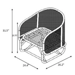 Rialto Woven Barrel Back Chair With Cushion - Threshold™ Designed With Studio McGee -Baxton Studio Sale Shop GUEST e7a58e63 6ba0 4338 875a d6f5750dd233