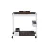 Lisses Serving Cart Chrome - Acme Furniture