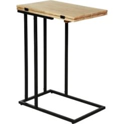 Harton Rustic Expandable C Side Table - Natural Wood - Serta 12 Harton Rustic Expandable C Side Table - Natural Wood - Serta -Baxton Studio Sale Shop GUEST e7b8655f f724 4982 9347 9eed00cb66e2
