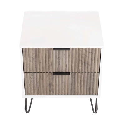 Manhattan Comfort Dumbo 2pc Modern 5 Drawer Dresser And 2 Drawer Nightstand Set 13 Manhattan Comfort Dumbo 2pc Modern 5 Drawer Dresser And 2 Drawer Nightstand Set - Image 13
