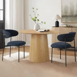 Merida Dining Chair Set Of 2, Simple Design Armless Side Chairs With Metal Legs For Kitchen, Dining Room & Living Space-Maison Boucle 18 Merida Dining Chair Set Of 2, Simple Design Armless Side Chairs With Metal Legs For Kitchen, Dining Room & Living Space-Maison Boucle -Baxton Studio Sale Shop GUEST e809b7a9 2996 4f32 9f9e 1f8cb6e6f372