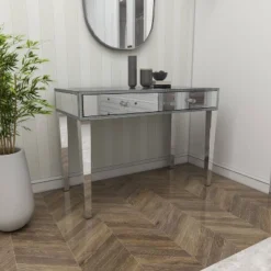 Glam Mirror And Wood Console Table Desk Silver - Olivia & May 30 Glam Mirror And Wood Console Table Desk Silver - Olivia & May -Baxton Studio Sale Shop GUEST e81db10d d349 4d50 8c9f e8bd32122edc