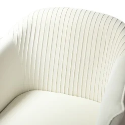 Velvet Barrel Chair With Goden Base Contemporary And Classic Velvet Accent Chair For Living Room | Karat Home -Baxton Studio Sale Shop GUEST e8d0e1b9 3a2d 451b ac4e d81495126bc1