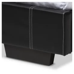 Full Atlas Modern And Contemporary Faux Leather Platform Bed Black - Baxton Studio -Baxton Studio Sale Shop GUEST e8ec4ca7 cdff 48a8 a264 37456349185e
