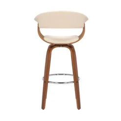 30" Julyssa Swivel Faux Leather Wood Counter Height Barstool Cream - Armen Living 11 30" Julyssa Swivel Faux Leather Wood Counter Height Barstool Cream - Armen Living -Baxton Studio Sale Shop GUEST e91ee74c 42bc 4baa 8bfa 373d0f24f7bc