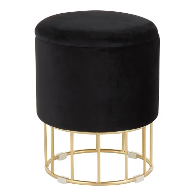 Canary Contemporary Glam Ottoman - LumiSource 5 Canary Contemporary Glam Ottoman - LumiSource - Image 5