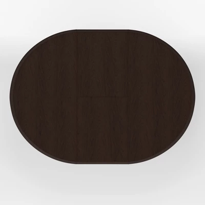 Glenwillow Home Oval Butterfly Leaf Dining Table + Slat Back Dining Chairs Dining Set 6 Glenwillow Home Oval Butterfly Leaf Dining Table + Slat Back Dining Chairs Dining Set - Image 6