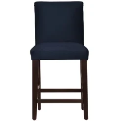 Hendrix Counter Height Barstool In Velvet - Skyline Furniture -Baxton Studio Sale Shop GUEST ec14f210 1712 444b 8e2a 83e700f28ff2