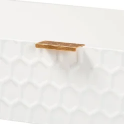 Galia Wood And Metal 1 Drawer Console Table White/Gold - Baxton Studio -Baxton Studio Sale Shop GUEST ec2020db a5fb 4398 8616 0e7b8ab63395