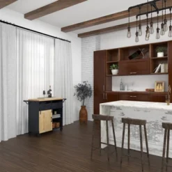 Industrial Rolling Cart Black - Olivia & May -Baxton Studio Sale Shop GUEST ec5f933b 7745 4ca7 83ab bbdb14d6a71f