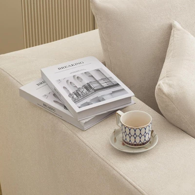 Sectional Sofa, Sleeper Sofa Couches With L-Shape Chaise, With Deep Seat, Upholstered Couches For Living Room Bedroom, No Assembly Required 5 Sectional Sofa, Sleeper Sofa Couches With L-Shape Chaise, With Deep Seat, Upholstered Couches For Living Room Bedroom, No Assembly Required - Image 5