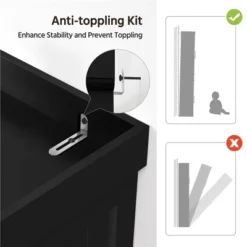 Yaheetech 72.5" H Kitchen Pantry Cabinet With Adjustable Shelves For Kitchen, Dining Room -Baxton Studio Sale Shop GUEST ed22e1b0 1cb8 41c8 b64b e8fffde304a7