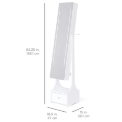 Best Choice Products Full Length LED Mirrored Jewelry Storage Organizer Cabinet W/ Interior & Exterior Lights -Baxton Studio Sale Shop GUEST ed52fe78 d37b 449a 96a1 5709671c3fe3