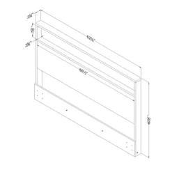 Full/Queen Kanagane Headboard With Shelf Pure White - South Shore 9 Full/Queen Kanagane Headboard With Shelf Pure White - South Shore -Baxton Studio Sale Shop GUEST eda6646a 4057 49e6 9d0f 141dec52a807