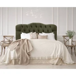 Queen Tufted Headboard Velvet Loden - Skyline Furniture -Baxton Studio Sale Shop GUEST ee4a7751 3d61 45f7 a01e 7b45e7386c7f