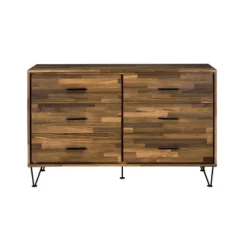 Hestia Dresser Walnut Finish - Acme Furniture