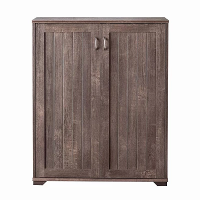 Moi Accent Storage Cabinet Walnut Oak - MiBasics 3 Moi Accent Storage Cabinet Walnut Oak - MiBasics - Image 3