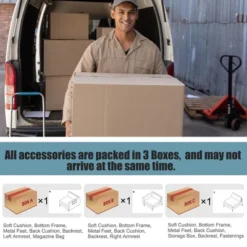 Costway Modular 3-Seat Sofa Couch W/ Socket USB Ports & Side Storage Pocket -Baxton Studio Sale Shop GUEST eebb8e60 4926 4d9d 8240 a2608fb06f97