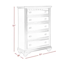 5pc Full Addison Panel Bedroom Set Dove White - Picket House Furnishings -Baxton Studio Sale Shop GUEST eef47ce5 04b7 4bc8 a40a 25b0c08c4bf5