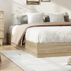 Wood Platform Bed Frame,Wooden Bed Frame Without Headboard, Wood Slat Support,No Box Spring Needed, Easy Assembly 9 Wood Platform Bed Frame,Wooden Bed Frame Without Headboard, Wood Slat Support,No Box Spring Needed, Easy Assembly -Baxton Studio Sale Shop GUEST ef35697b ccff 4c1c 83b3 a560b6e91ec0