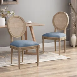 Set Of 2 Epworth Wooden Dining Chairs - Christopher Knight Home