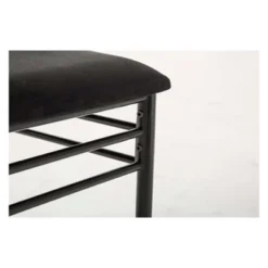 2pc Gareth Breakfast Nook Dining L Chair & Bench Black ( ) - Boraam -Baxton Studio Sale Shop GUEST efadf654 41b4 4e45 8300 e860aa724023