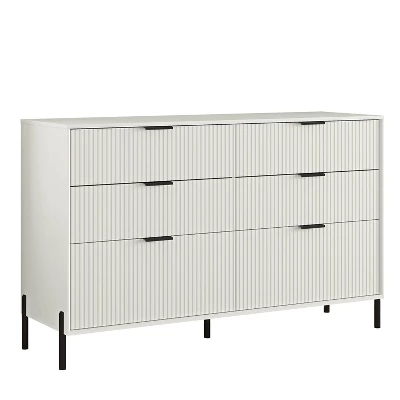 Festivo 4pc Modern Elegance Bedremm Chest And 6 Drawer Dresser And 2 Drawer Nightstands Set 8 Festivo 4pc Modern Elegance Bedremm Chest And 6 Drawer Dresser And 2 Drawer Nightstands Set - Image 8