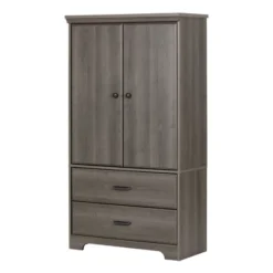 Versa 2 Door Armoire With Drawers - South Shore -Baxton Studio Sale Shop GUEST f04bd887 529c 48ac bcc2 919809ed2f78