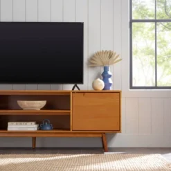 Solid Wood Mid-Century Modern TV Stand For TVs Up To 80" - Saracina Home 28 Solid Wood Mid-Century Modern TV Stand For TVs Up To 80" - Saracina Home -Baxton Studio Sale Shop GUEST f09c7b08 f76c 453d bb2f 0629cfb1822f